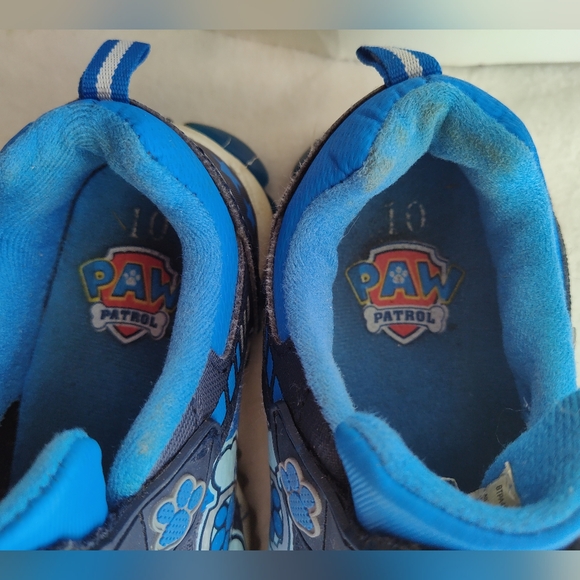 Light Up Sneakers Tennis Shoes Paw Patrol Size 10 Boys Nickelodeon - Picture 13 of 13